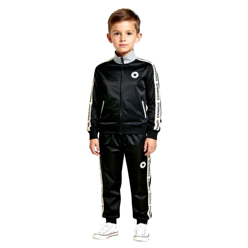 Converse Chuck Taylor Boys Track Suit Black SIZE 3T